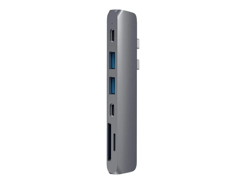 Satechi Type-C Pro Hub 4K HDMI 85W Space Gray USB-C Minitelakointiasema