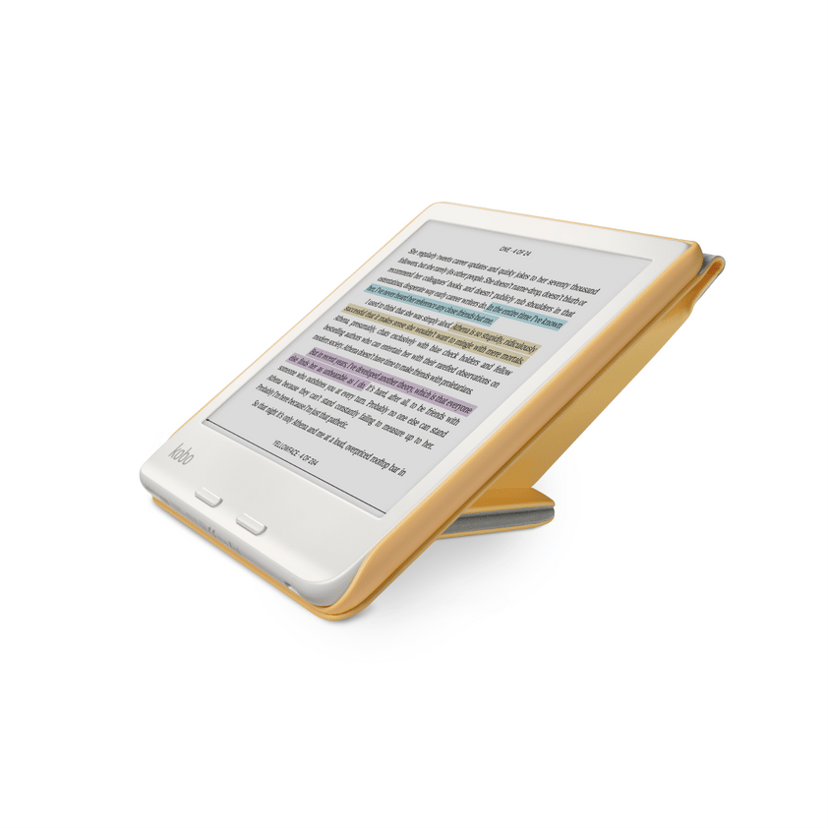 Kobo Rakuten Kobo SleepCover e-kirjan lukijalaitteen suojakotelo 17,8 cm (7") Folio-kotelo Keltainen