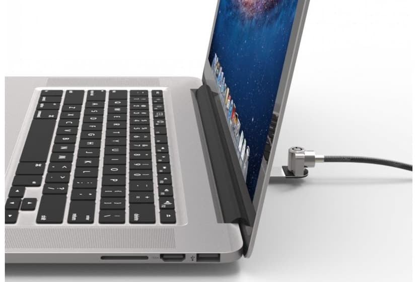 Compulocks Compulocks The BLADE Universal Macbooks, Tablets & Ultrabooks with T-Bar Secuiry Cable Keyed Lock ,Silver