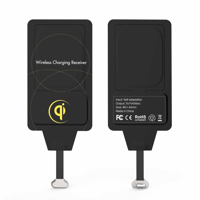 Cirafon Qi Wireless Receiver For Lightning Musta