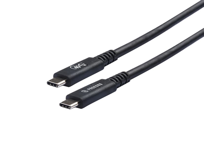 Prokord USB4 Cable Type C 0,8M Black 100W 0.8m USB C USB C