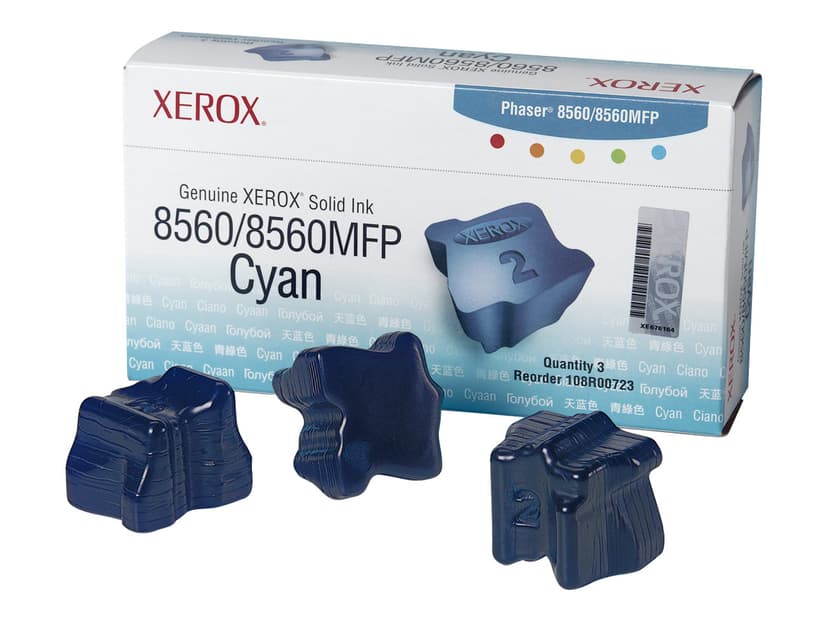 Xerox Colorstix 3X Syaani - Phaser 8560