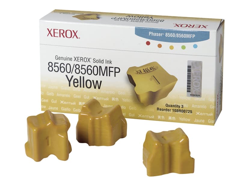 Xerox Colorstix 3X Keltainen - Phaser 8560
