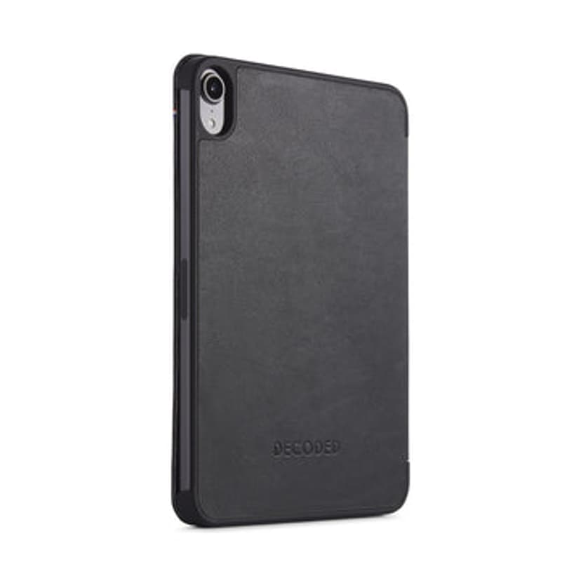 Decoded Leather Slim Cover Musta