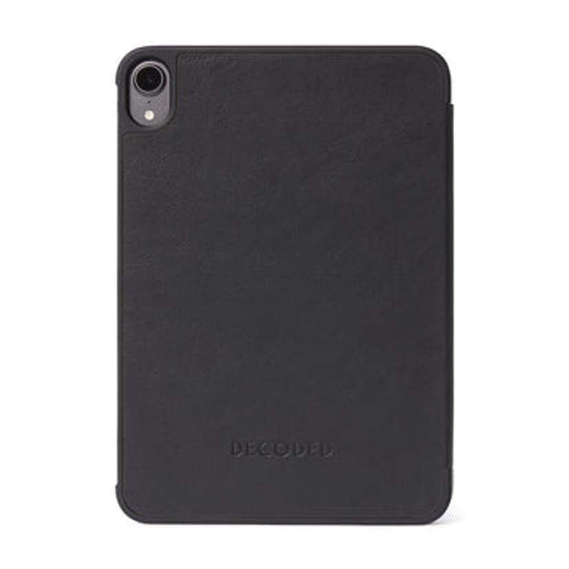 Decoded Leather Slim Cover Musta