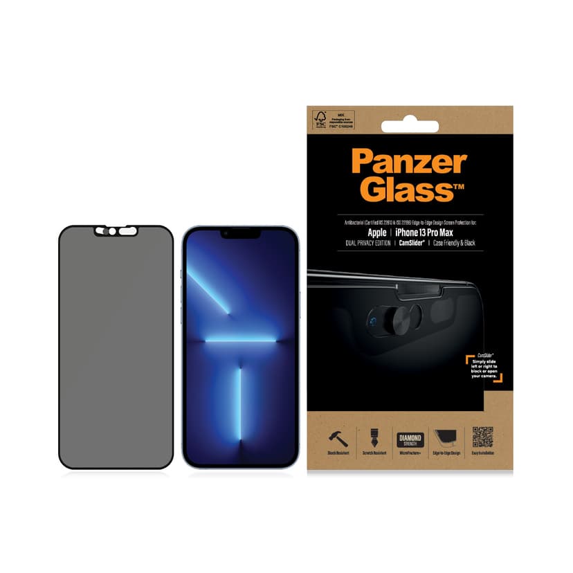 Panzerglass CamSlider Dual Privacy iPhone 13 Pro Max