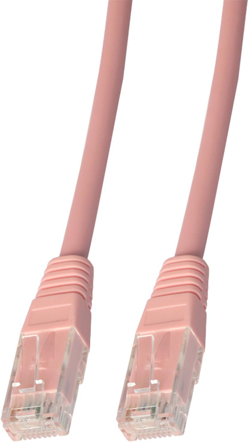 Prokord Tp-cable UTP Cat.6 Unshielded Lszh Rj45 3M Pink RJ-45 RJ-45 Cat6 3m Vaaleanpunainen