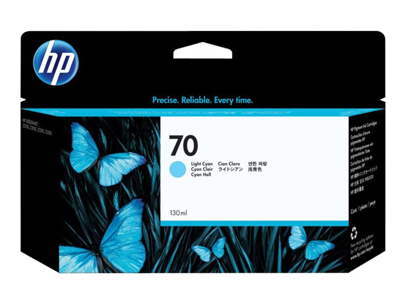 HP Inkt Ljus Cyaan No.70 - DJ Z2100