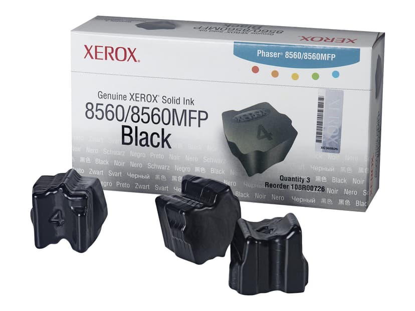 Xerox Colorstix 3X Musta - Phaser 8560