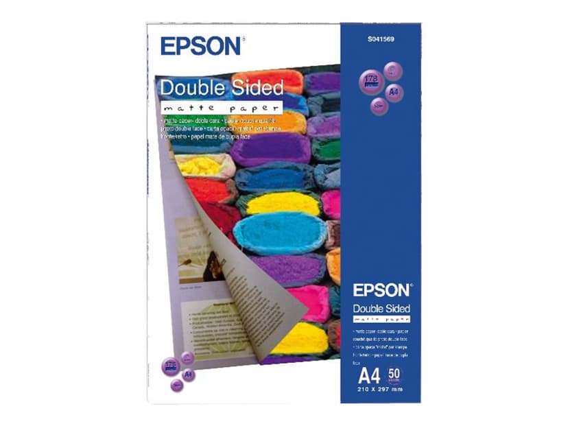 Epson Paperi Double Sided Matte A4, 50 arkkia, 178 g