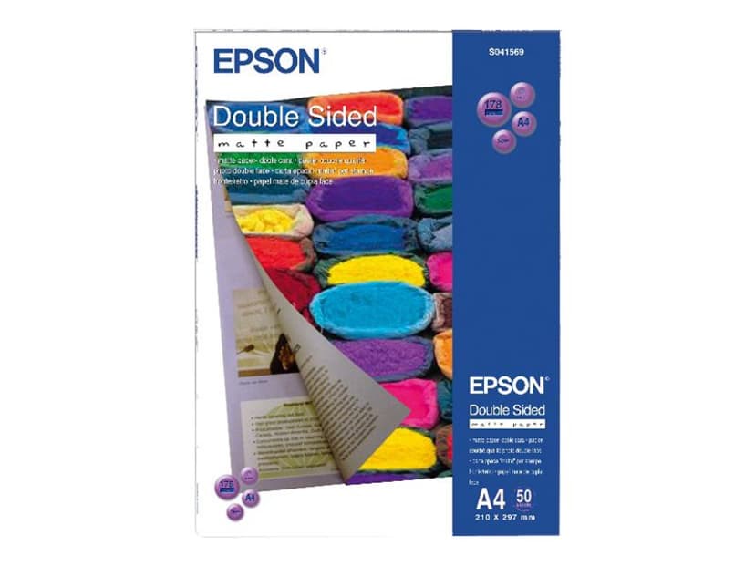 Epson Papper Double Sided Matt A4 50-Ark 178g