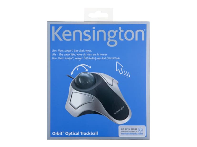 Kensington Orbit Optical Trackball Langallinen Pallohiiri Hopea