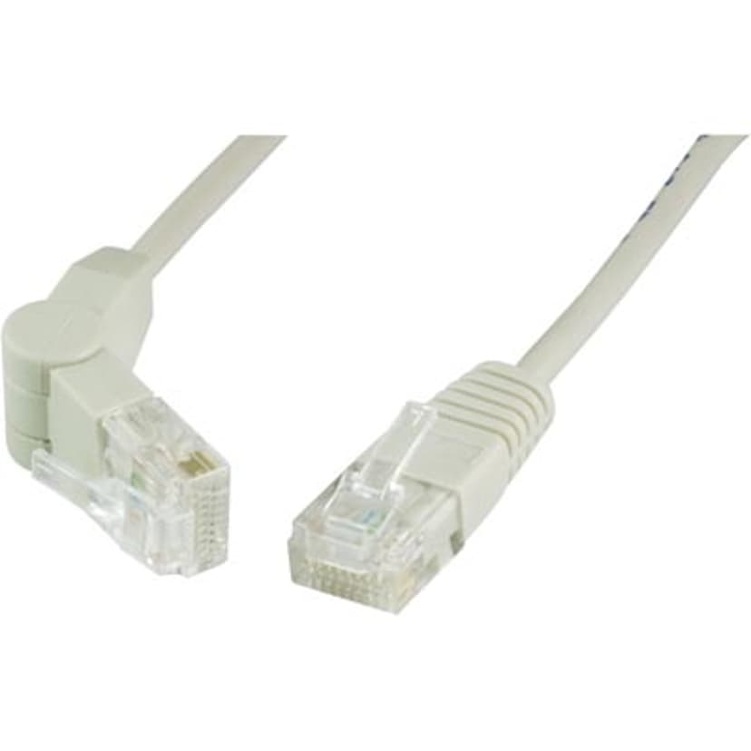 Deltaco Koblingskabel RJ-45 RJ-45 CAT 5e 1m Grå