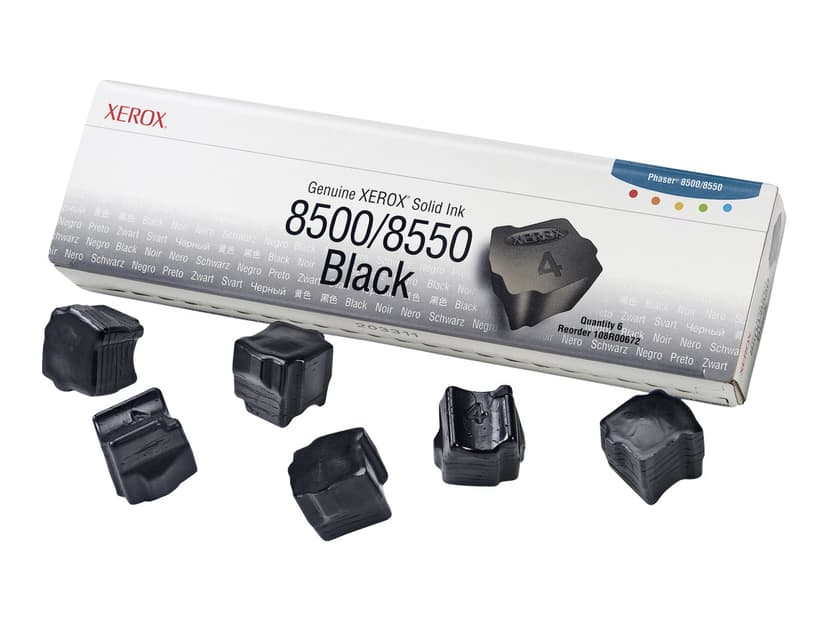 Xerox Colorstix Musta 6k - 8500/8550