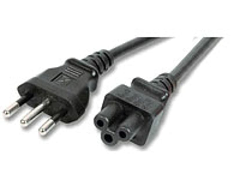 Microconnect Strømkabel 1.8m Strøm IEC 60320 C5 Strøm CEI 23-16/VII Hann
