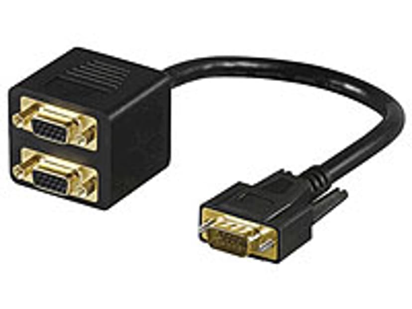 Microconnect VGA kaapeli VGA Uros VGA 2000m Naaras 15 pin HD D-Sub (HD-15) Uros 15 pin HD D-Sub (HD-15) Naaras