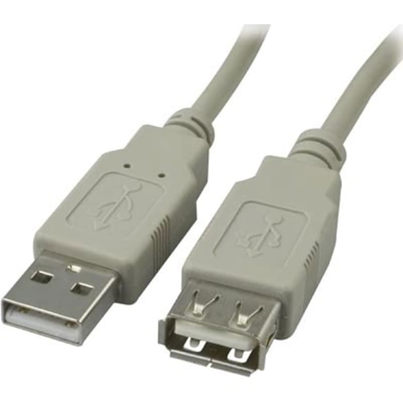 Deltaco USB-Kaapeli 3m 4 nastan USB- A Uros 4 nastan USB- A Naaras