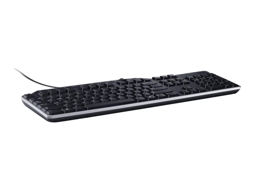 Dell KB-522 Wired Business Multimedia USB Keyboard US/Euro W English - US / Europe Näppäimistö