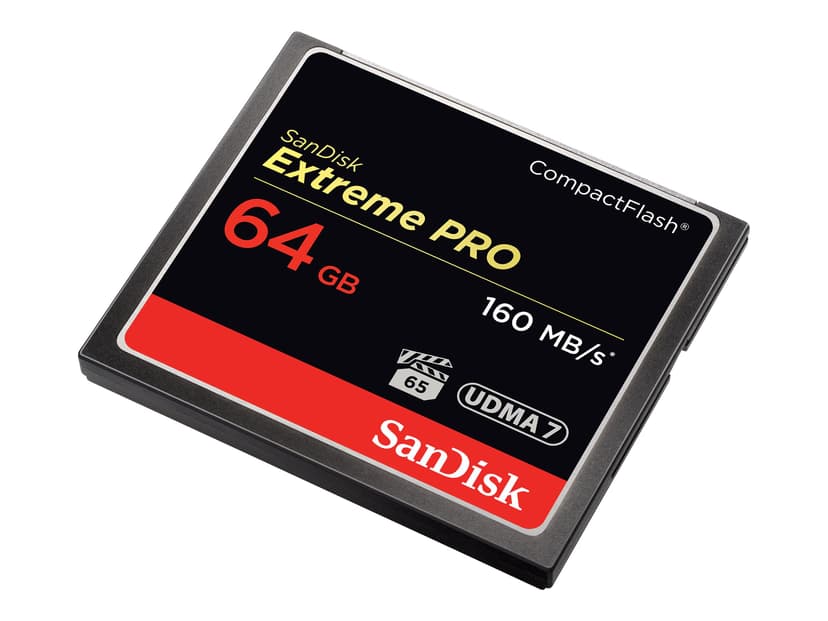 SanDisk Extreme Pro 64GB CompactFlash-kortti