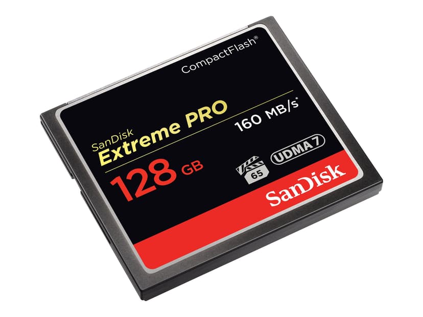 SanDisk Extreme Pro 128GB CompactFlash Kort
