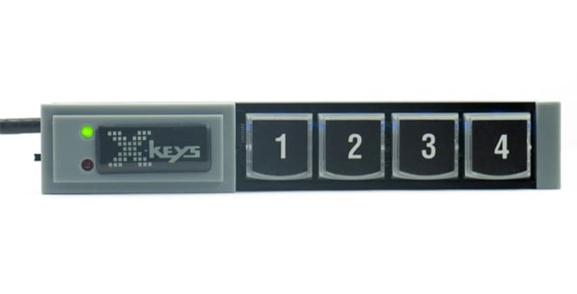 Direktronik XKeys Xk4 USB Stick Keys With 4 Programmable Keys Kabelansluten Tangentsats