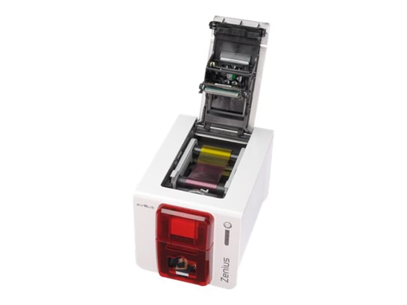 Evolis Zenius Expert USB/Eth Röd Front