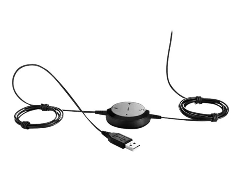 Jabra Evolve 20 MS Headset USB Skype for Buisness Stereo Svart