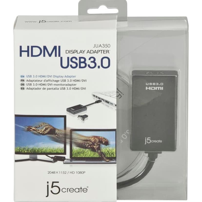 J5 Create JUA350 ekstern videoadapter 2048 x 1152 HDMI JUA350