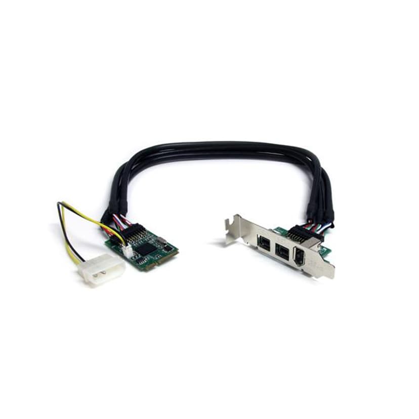 Startech 3 Port 2b 1a 1394 Mini PCI Express FireWire Card Adapter