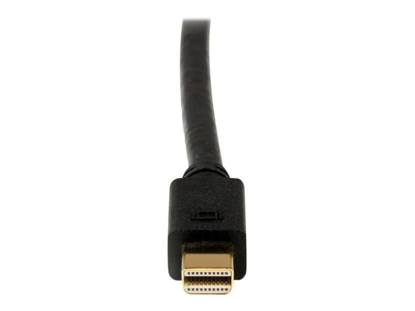 Startech 6ft Mini DisplayPort to DVI Adapter Cable Mini DP to DVI-Black 1.82m Mini DisplayPort Male 24+1-pins digitale DVI Male