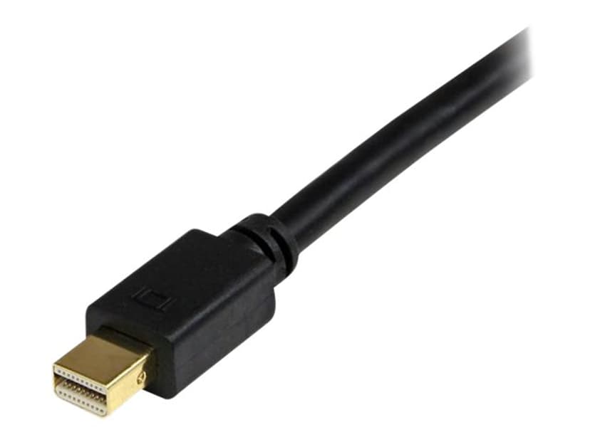 Startech 6ft Mini DisplayPort to DVI Adapter Cable Mini DP to DVI-Black 1.82m Mini DisplayPort Male 24+1-pins digitale DVI Male