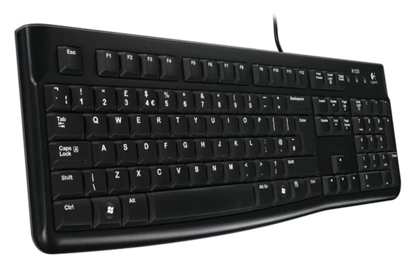 Logitech K120 for Business Kabelansluten Nordisk Tangentbord