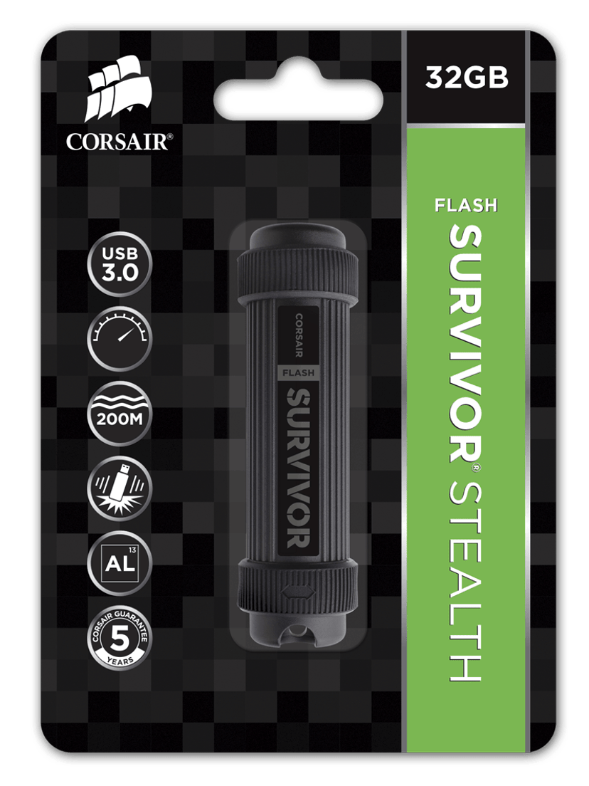 Corsair Flash Survivor Stealth 32GB USB 3.0