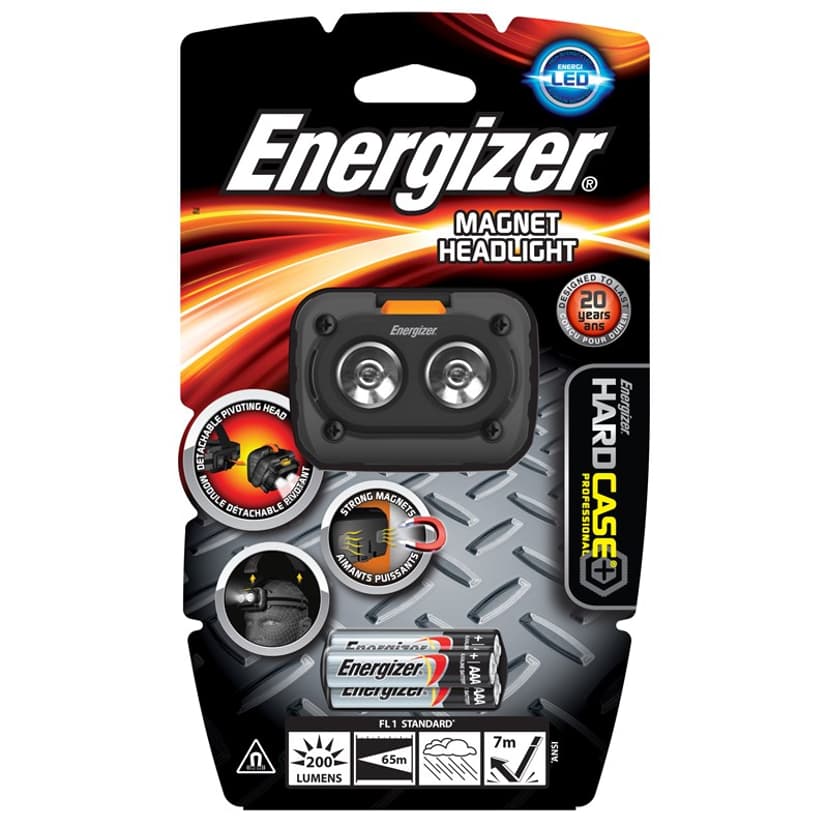 Energizer LED-otsalamppu Hardcase PRO Magnet