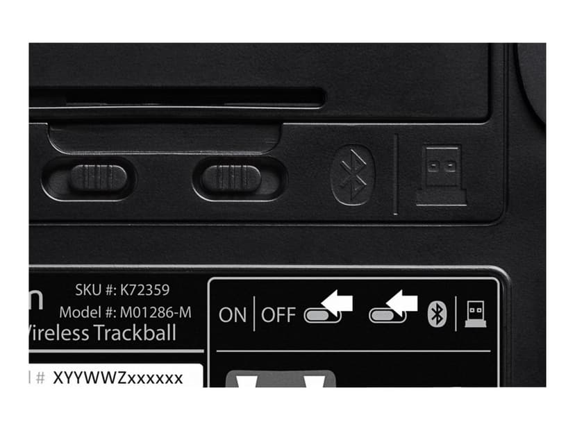 Kensington Expert Mouse Wireless Trackball Trådlös Styrkula Svart