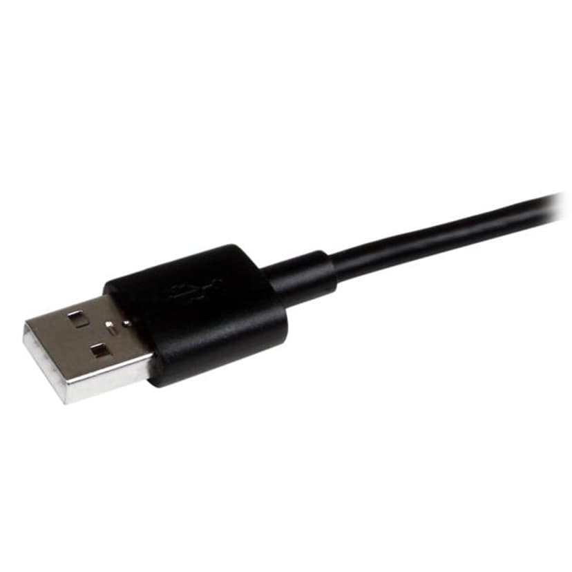 Startech 1m Black Lightning or 30-pin Dock or Micro USB to USB Cable 1m 5 pin Micro-USB Type B, Apple Dock -liitin, Apple Lightning Uros 4 nastan USB- A Uros