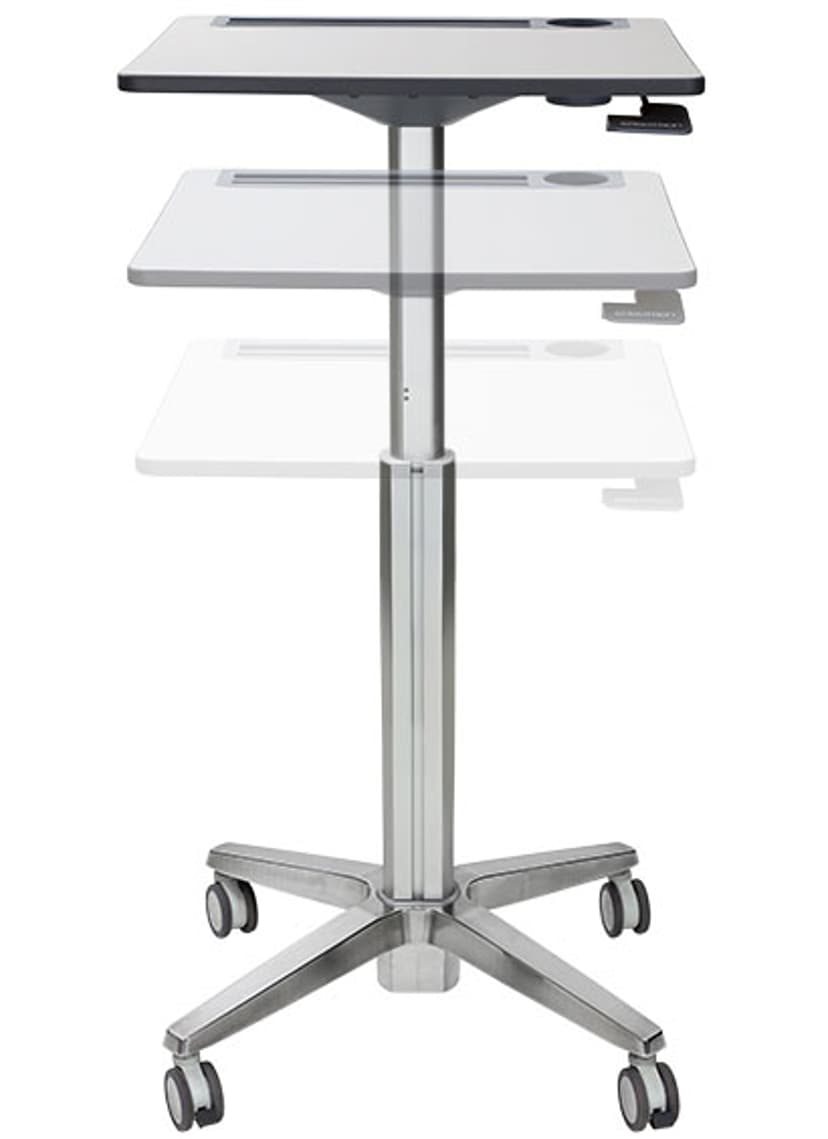 Ergotron Höjdjusterbart Ståbord Anodiserat