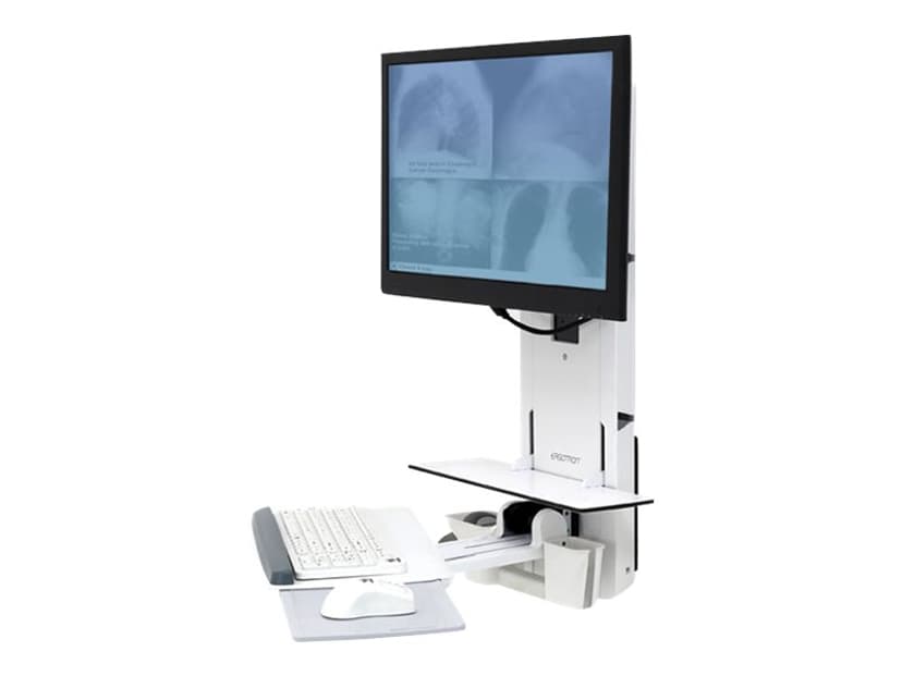 Ergotron Styleview Sit-Stand Vertical Lift, Patient Room