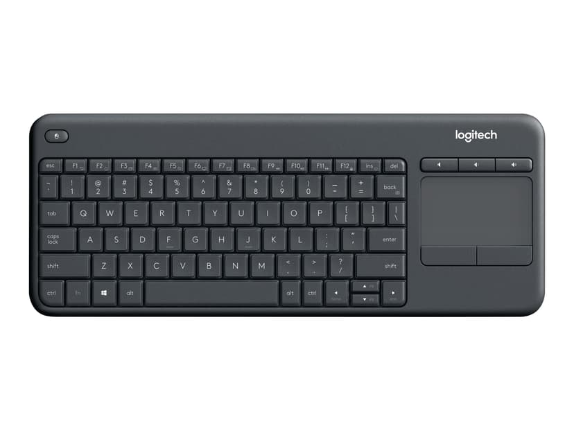 Logitech Wireless Touch Keyboard K400 Plus Langaton Englanti (UK)