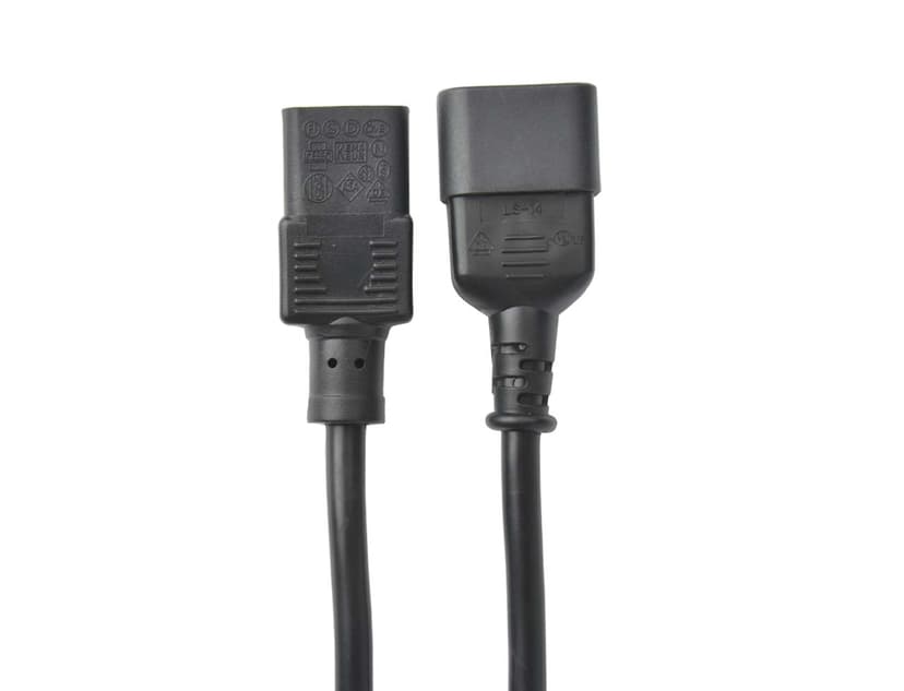 Prokord Power cable 2m Voeding IEC 60320 C14 Voeding IEC 60320 C13