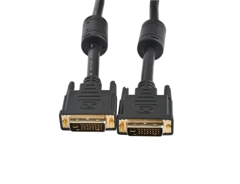 Prokord DVI kaapeli Dual Link 1m DVI-D Dual Link Uros DVI-D Dual Link Uros