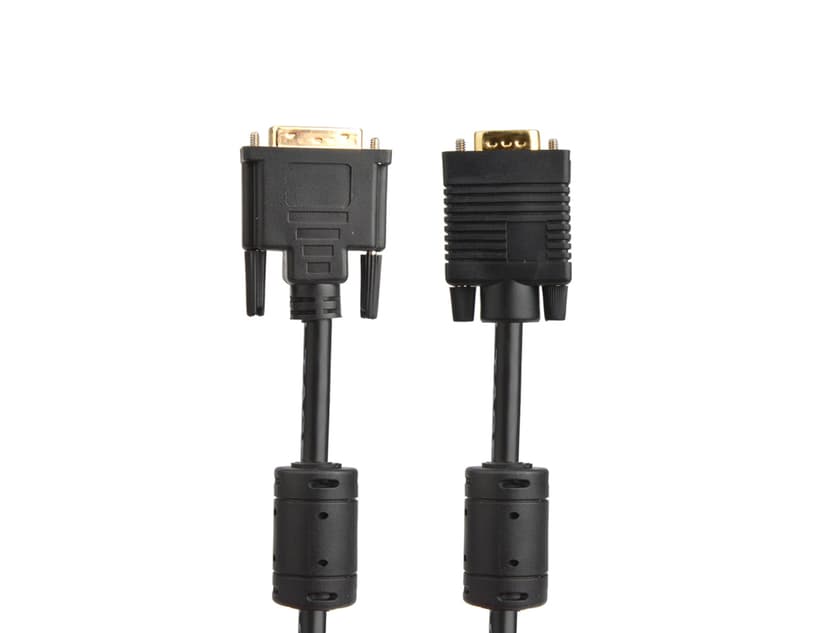 Prokord DVI-kabel 3m DVI-A Hane VGA Hane