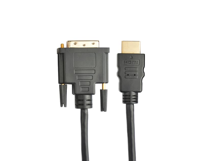 Prokord HDMI-kabel 3m HDMI Hane DVI-D Hane