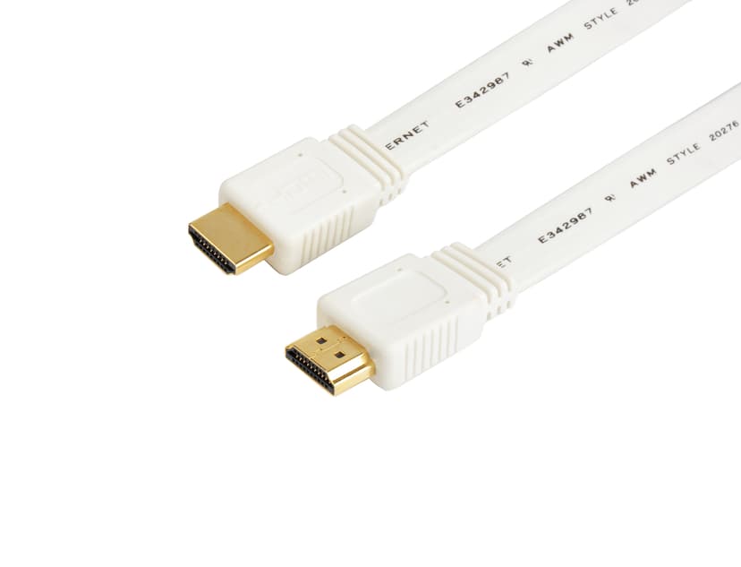 Prokord HDMI 1.4-kaapeli 1m HDMI-tyyppi A (vakio) Valkoinen