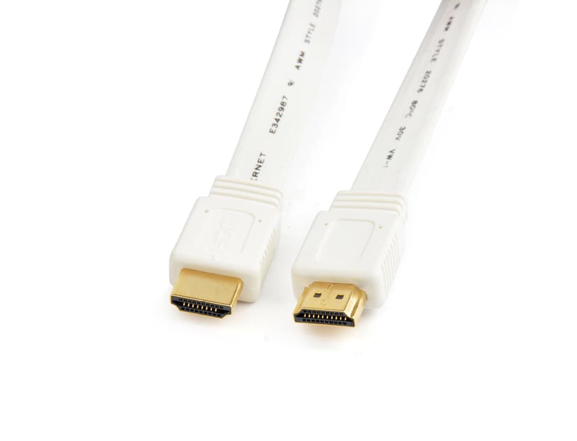 Prokord HDMI 1.4-kaapeli 1m HDMI-tyyppi A (vakio) Valkoinen