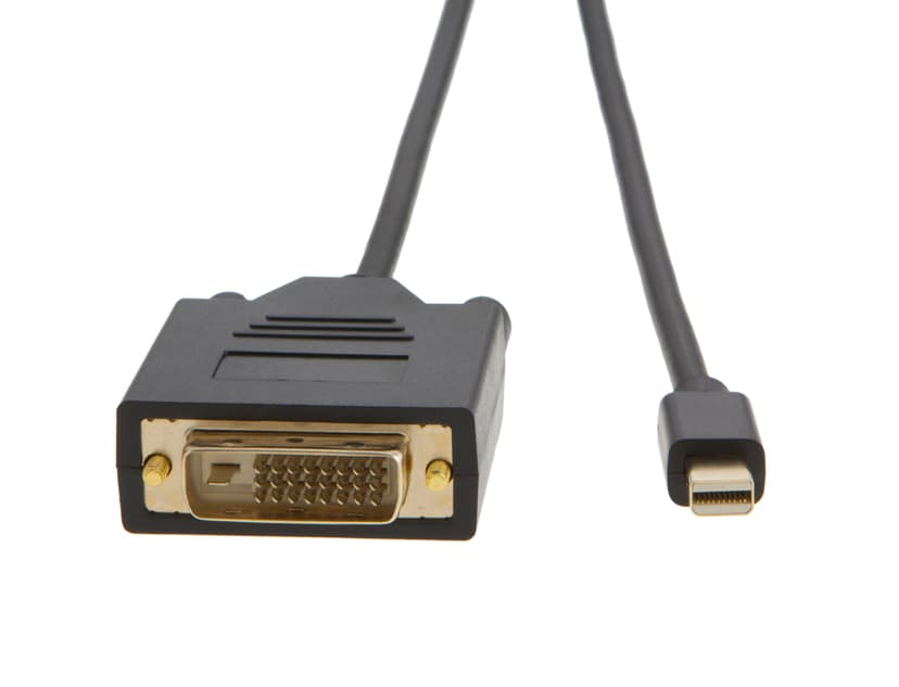 Prokord DisplayPort-kabel 1m DisplayPort Mini Hane DVI-D Dual Link Hane