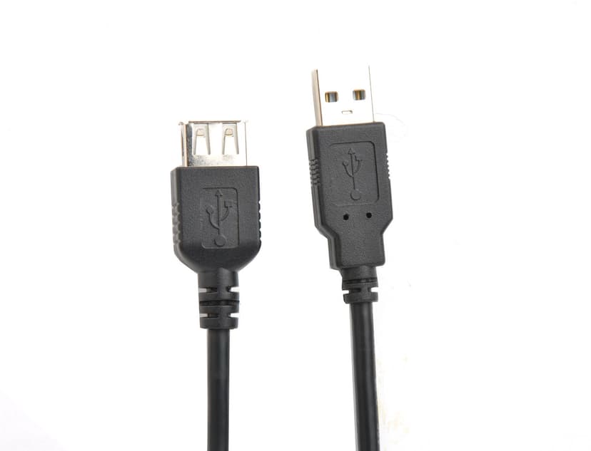 Prokord USB-kaapeli 0.1m 4 nastan USB- A Uros 4 nastan USB- A Naaras