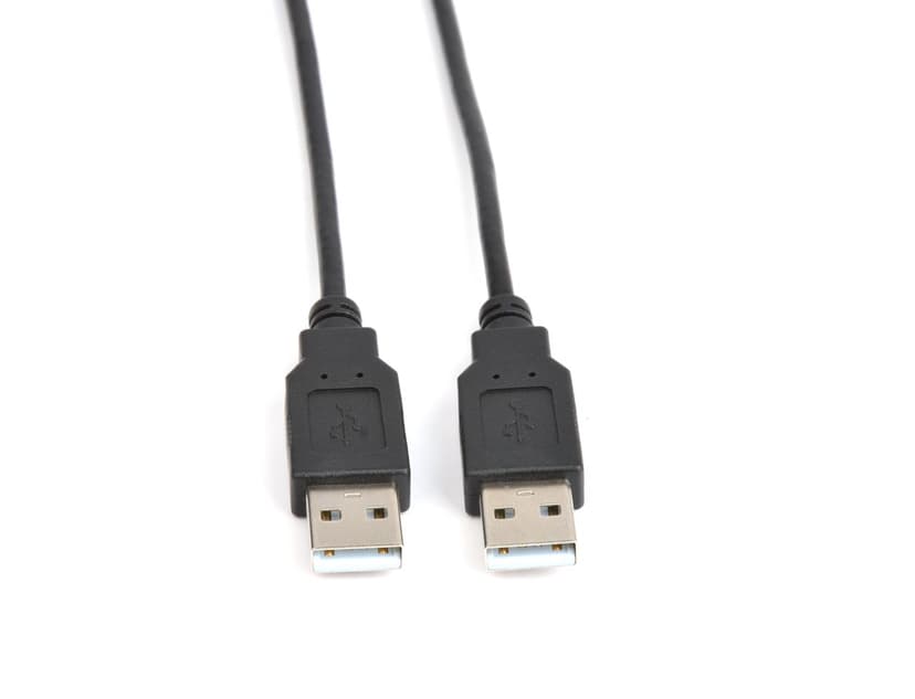 Prokord USB-kaapeli 1m USB A USB A Musta