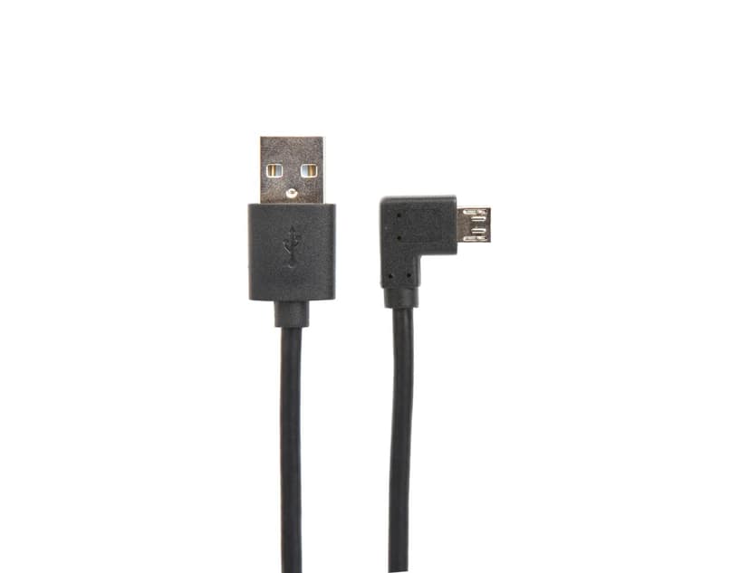 Prokord USB-kaapeli 1m 4 nastan USB- A Uros 5 pin Micro-USB Type B Uros