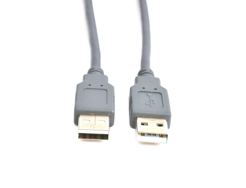 Prokord USB-kaapeli 2m USB A USB A Harmaa